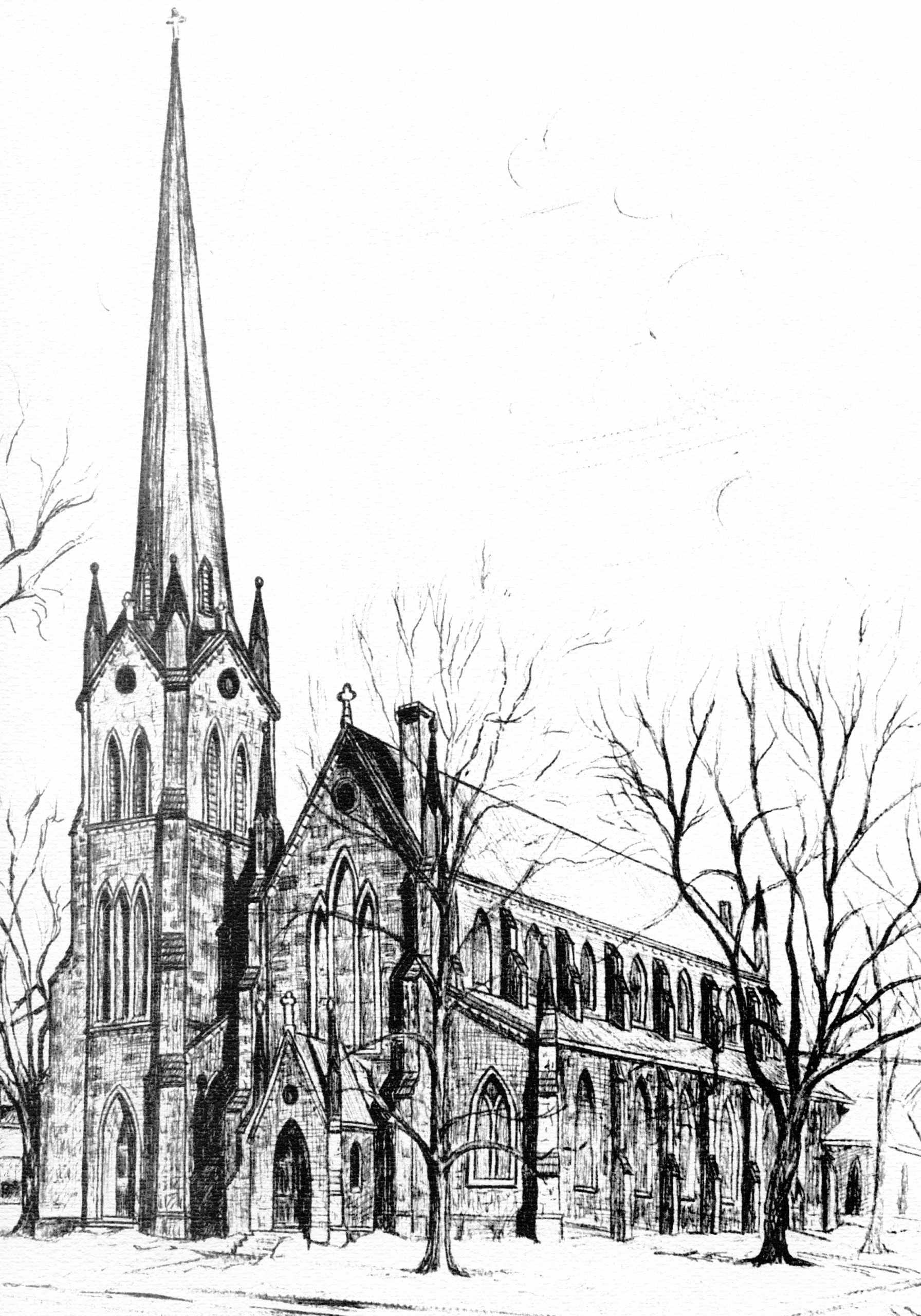 Christ Church drawing